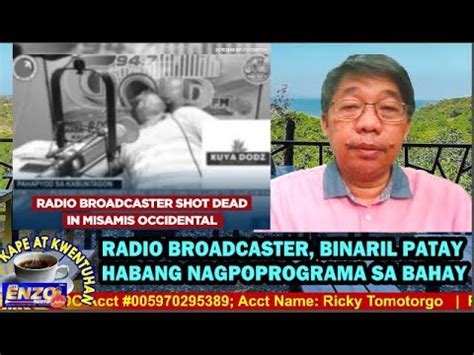 radio broadcaster binaril video|KAPE AT KUWENTUHAN (11/05/2023) .